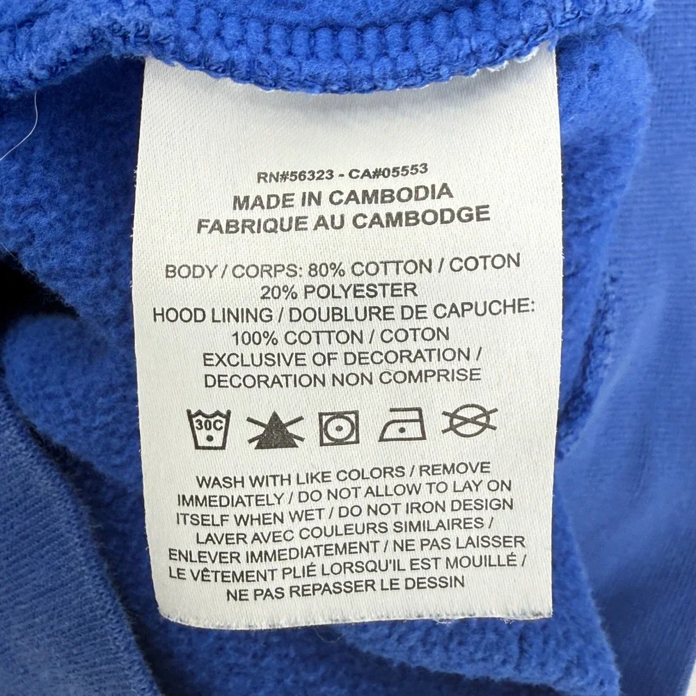 Jordan Flight Essentials Pullover Hoodie Game Royal Blue FD7545-480 Mens Medium